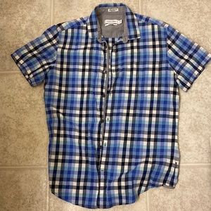 Calvin Klein button down striped shirt